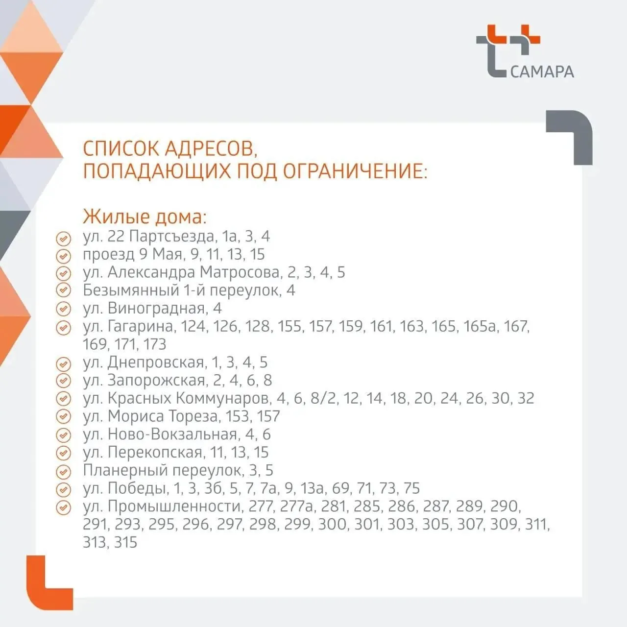 «Т Плюс» проведёт гидравлические испытания: горячую воду временно отключат в жилых домах, соцобъектах и организациях на 20 улицах города.