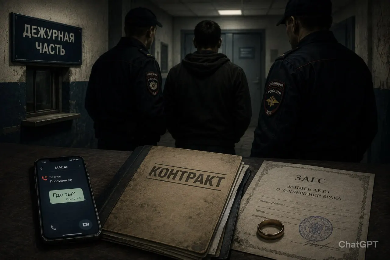 44‑летний мужчина пропал на новогодних праздниках. Родные выяснили, что он подписал контракт в Самаре и в тот же день оформил брак с незнакомой женщиной; полиция отказывается возбуждать дело.