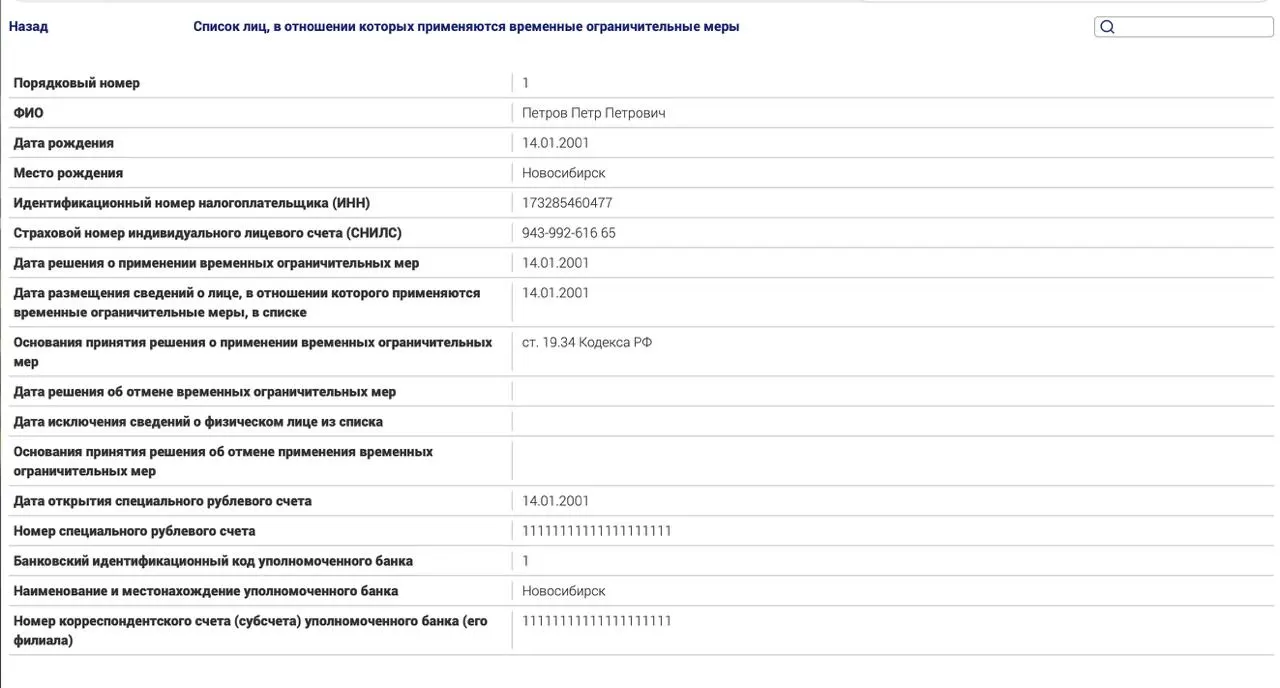 Новый закон вводит меры против осужденных граждан за границей, включая ограничения на банковские операции и распоряжение имуществом.