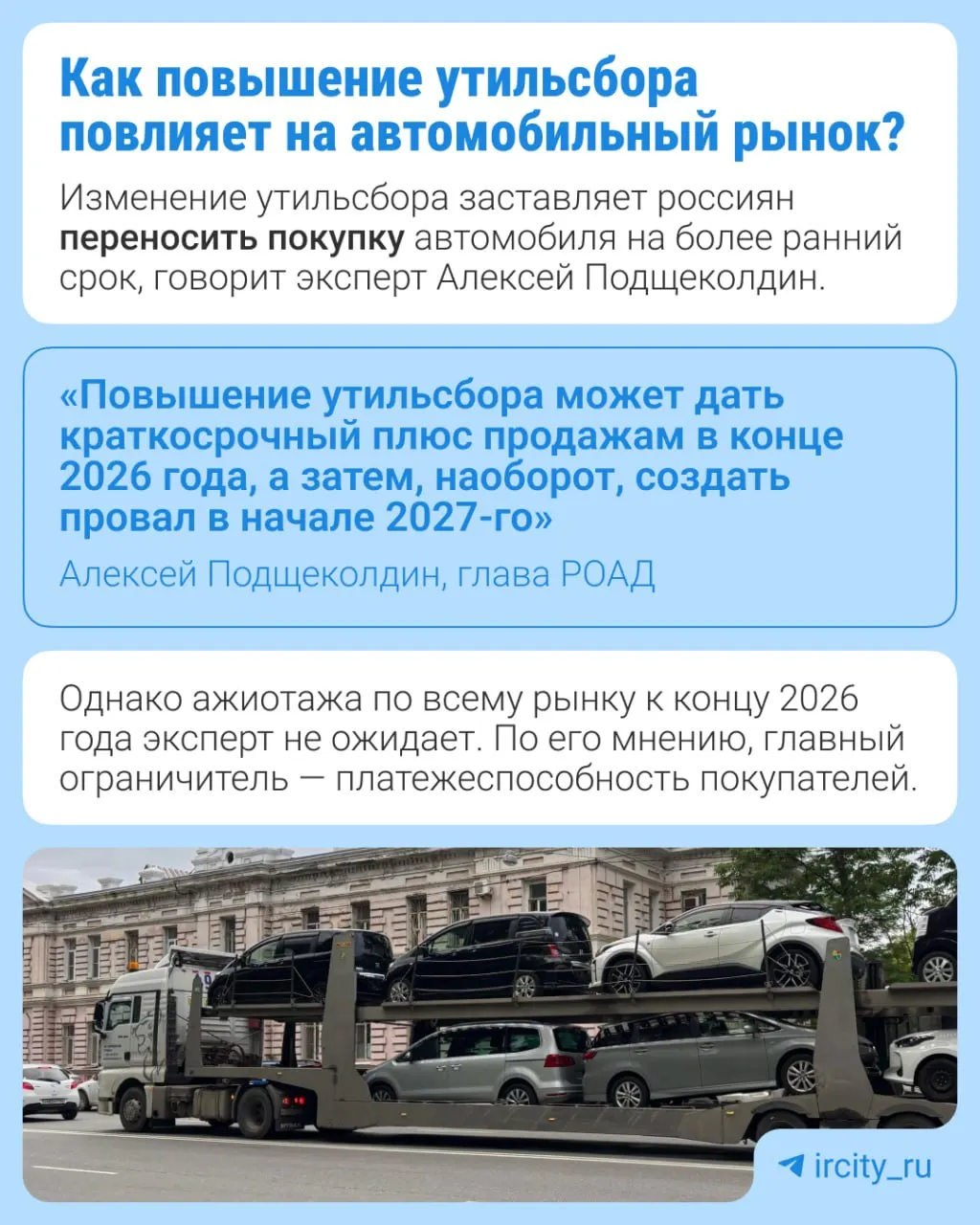 Плановая долгосрочная индексация направлена на локализацию производства и возвращение выпуска на заводы.