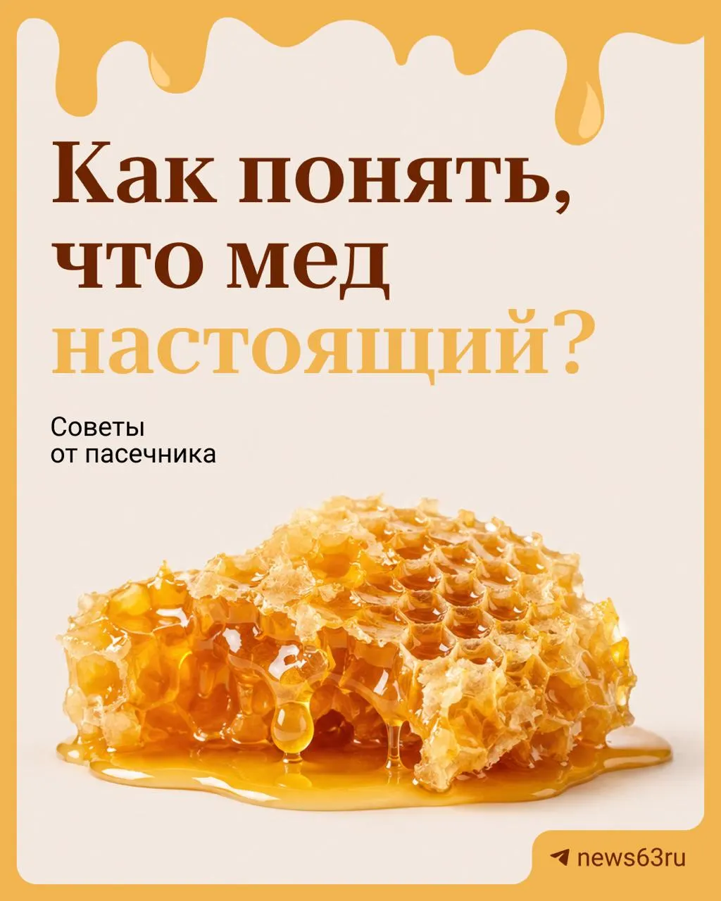 Натуральный мед — это не только вкус, но и умение распознать подделку: советы пчеловода из Самарской области о том, на что смотреть при покупке.