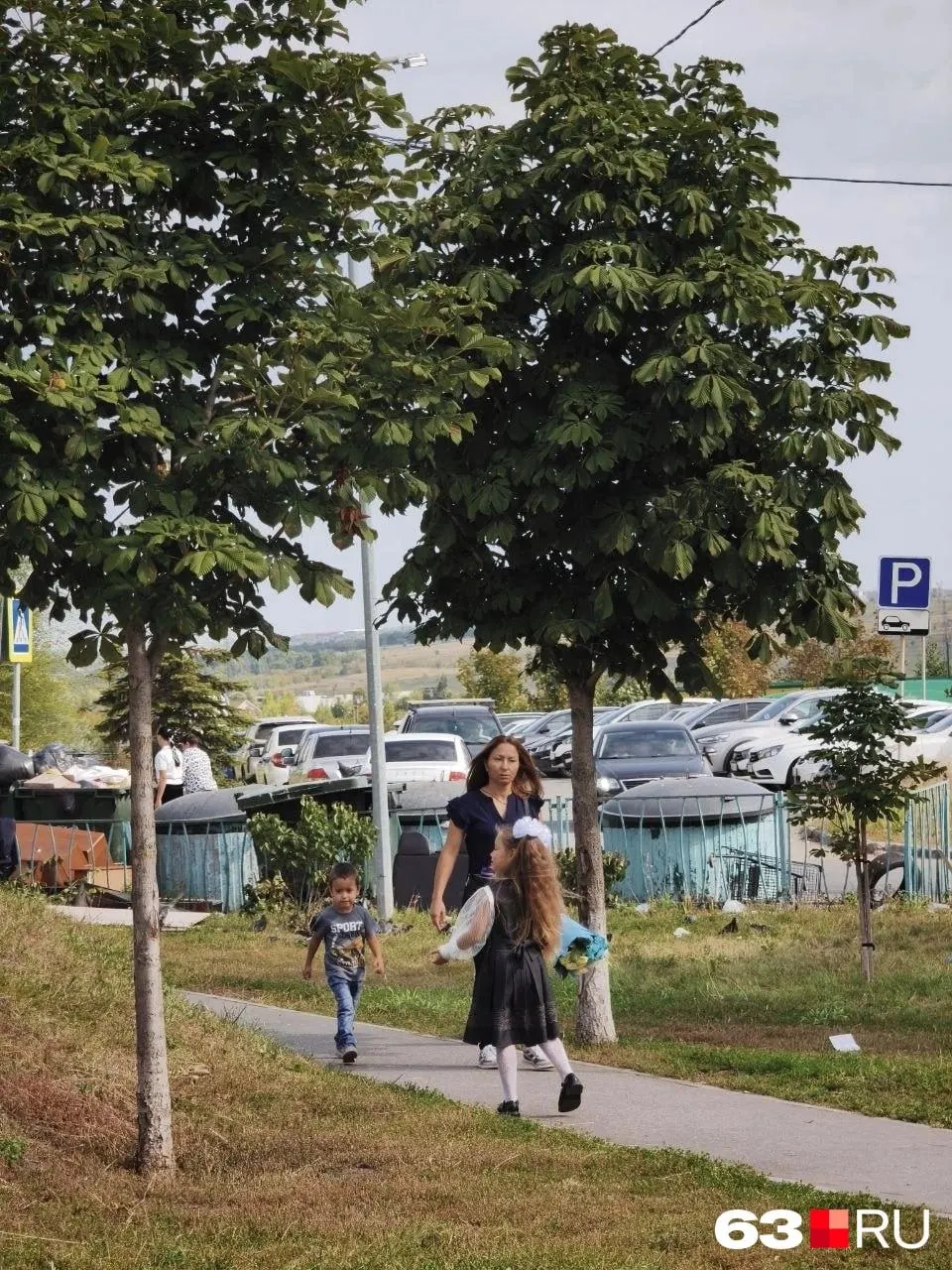 На улицах города снова царит праздник знаний: белые банты, яркие наряды и радостные родители с телефонами наготове.