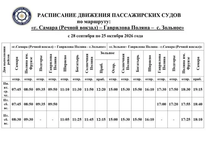 Новое расписание переправы между берегами Волги вступило в силу.