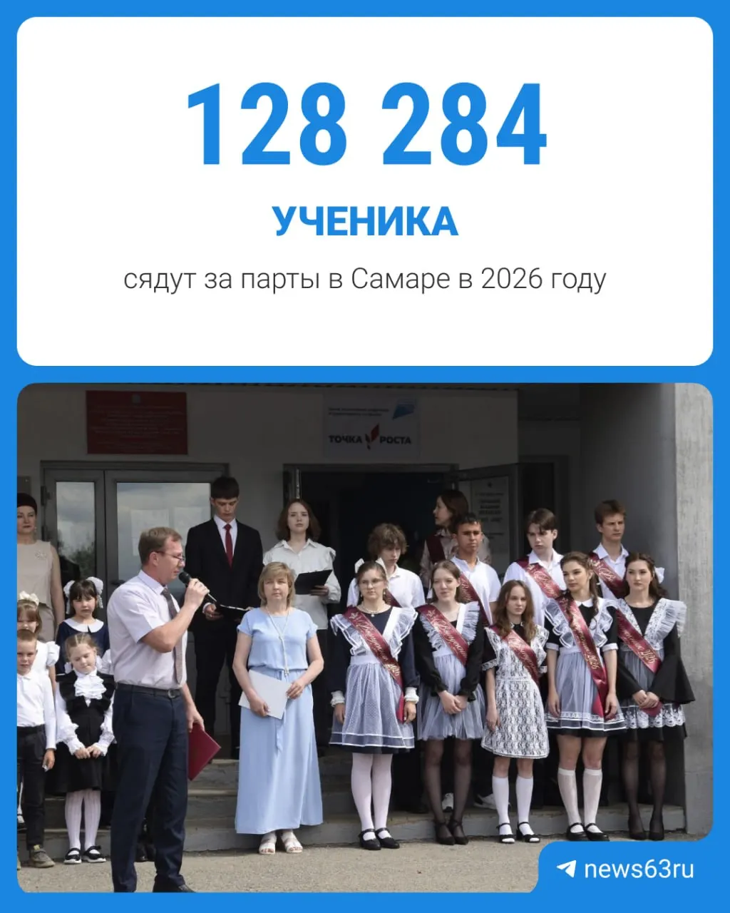 128&nbsp;284&nbsp;ученика сядут за&nbsp;парты в&nbsp;Самаре в&nbsp;2026&nbsp;году