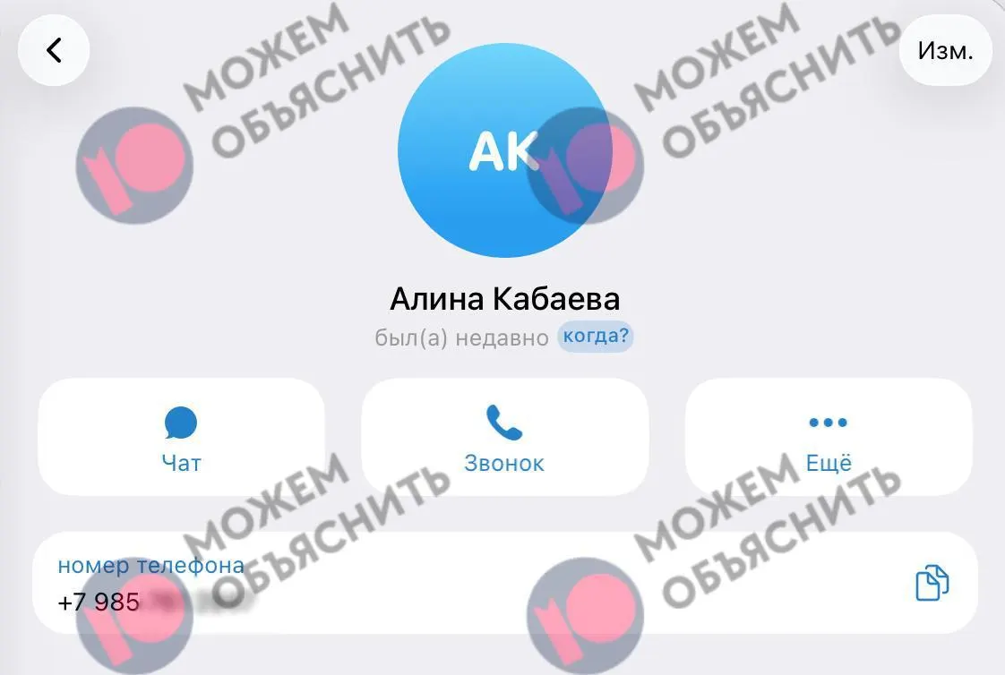 Расследование показывает, что номер, используемый для регистрации в мессенджере, связан с учётной записью в Госуслугах и городском портале здравоохранения; упоминаются близкие помощники Кабаевой. Обсуждаются меры по усилению контроля над коммуникациями.